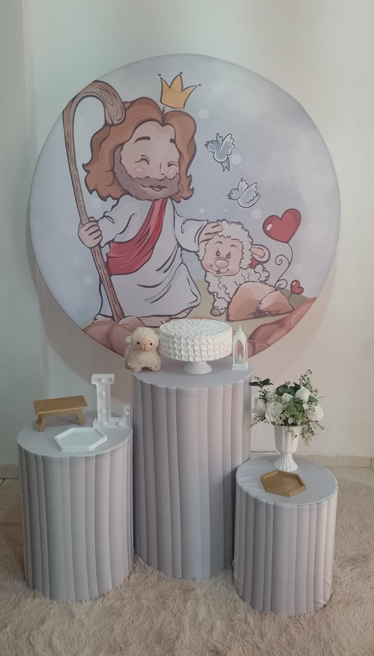 Jesus Kit Prata - Liviarts Criativa