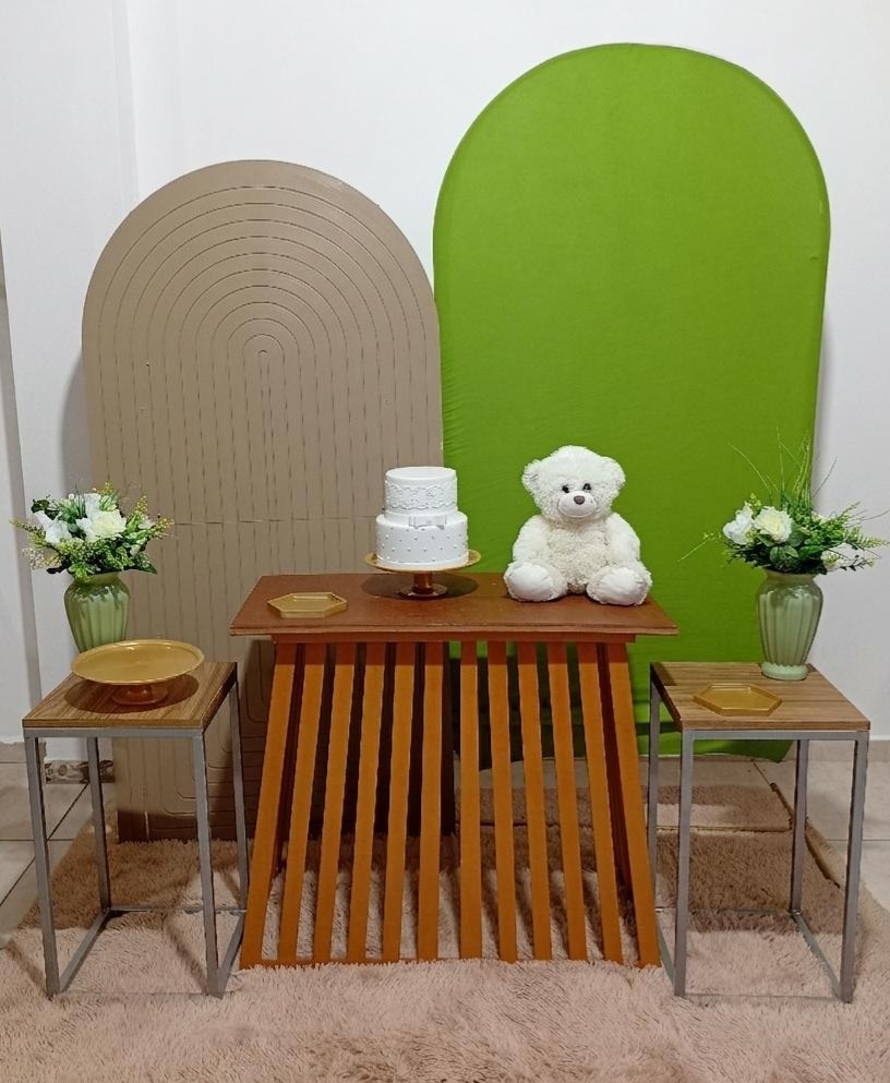 Chá de Bb Verde Oliva Kit Ouro - Liviarts Criativa
