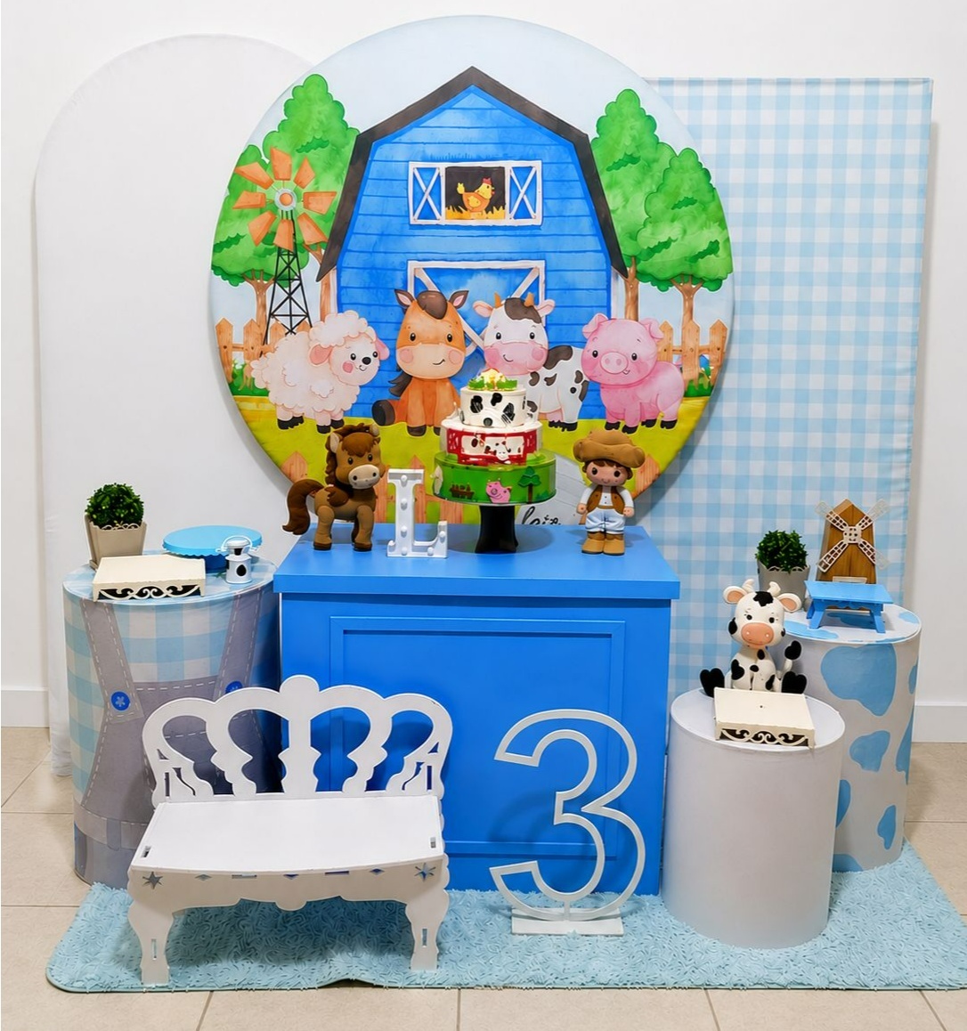 Fazendinha Azul Kit Esmeralda - Liviarts Criativa