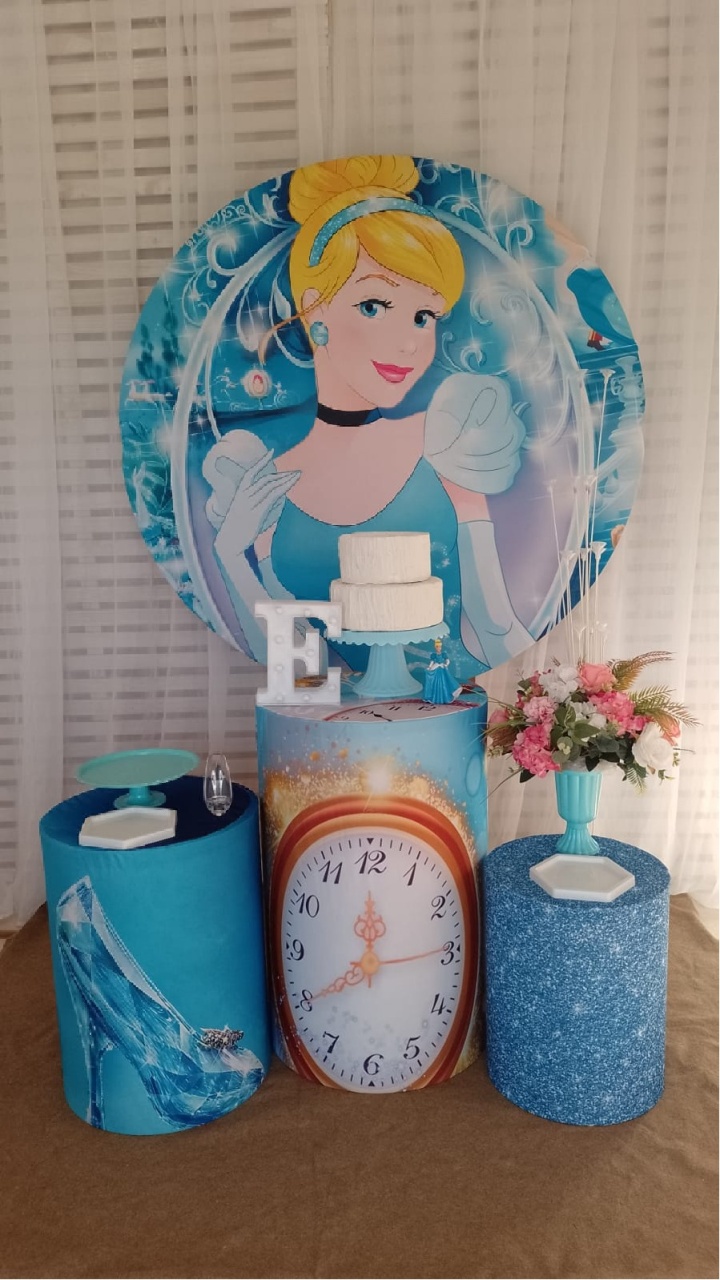 Cinderela Kit Prata - Liviarts Criativa