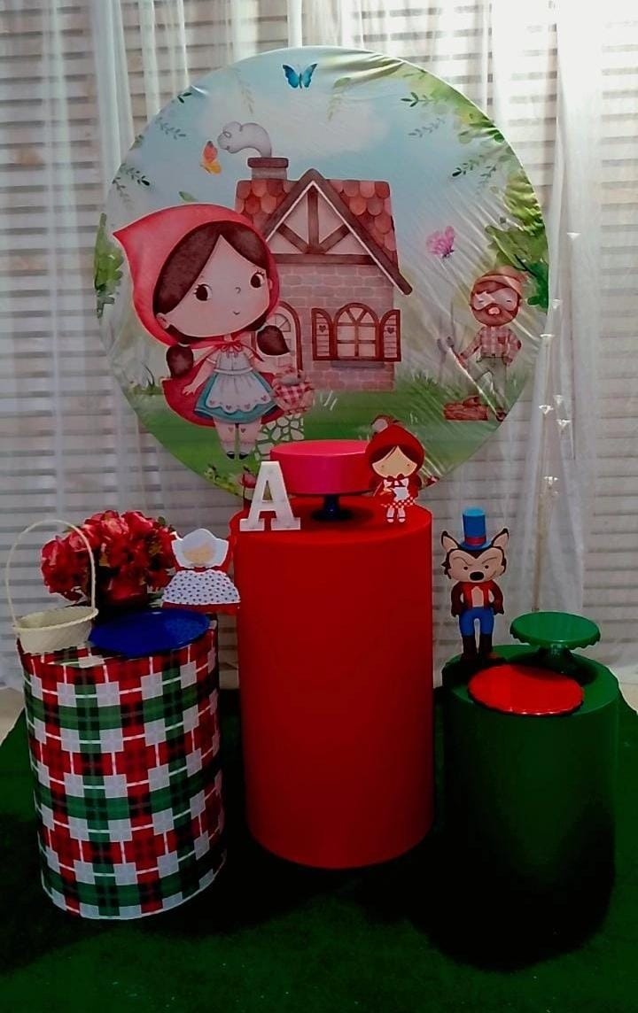 Chapeuzinho Vermelho Kit Prata      - Liviarts Criativa