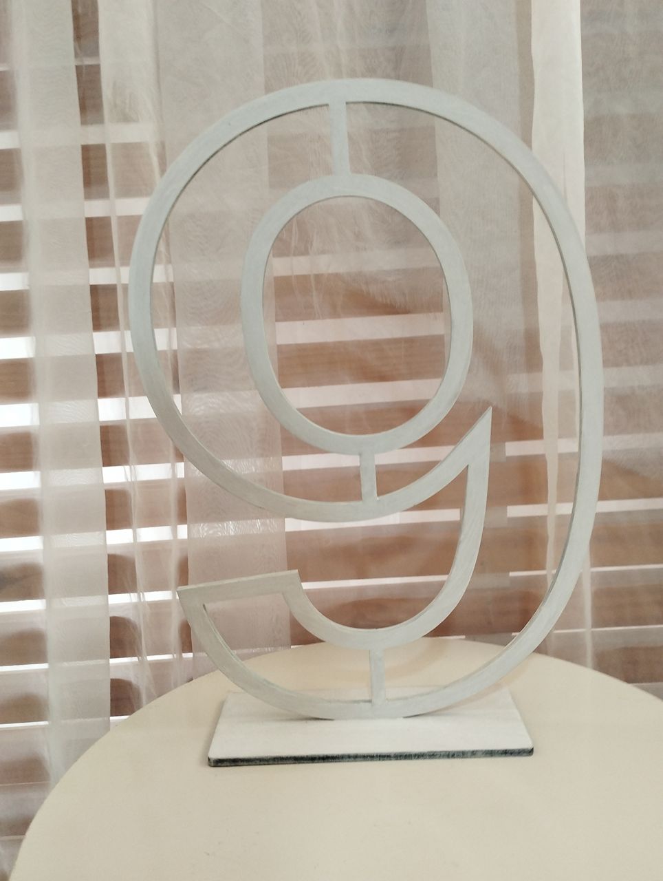 Numero Mdf Chão 9 - Liviarts Criativa