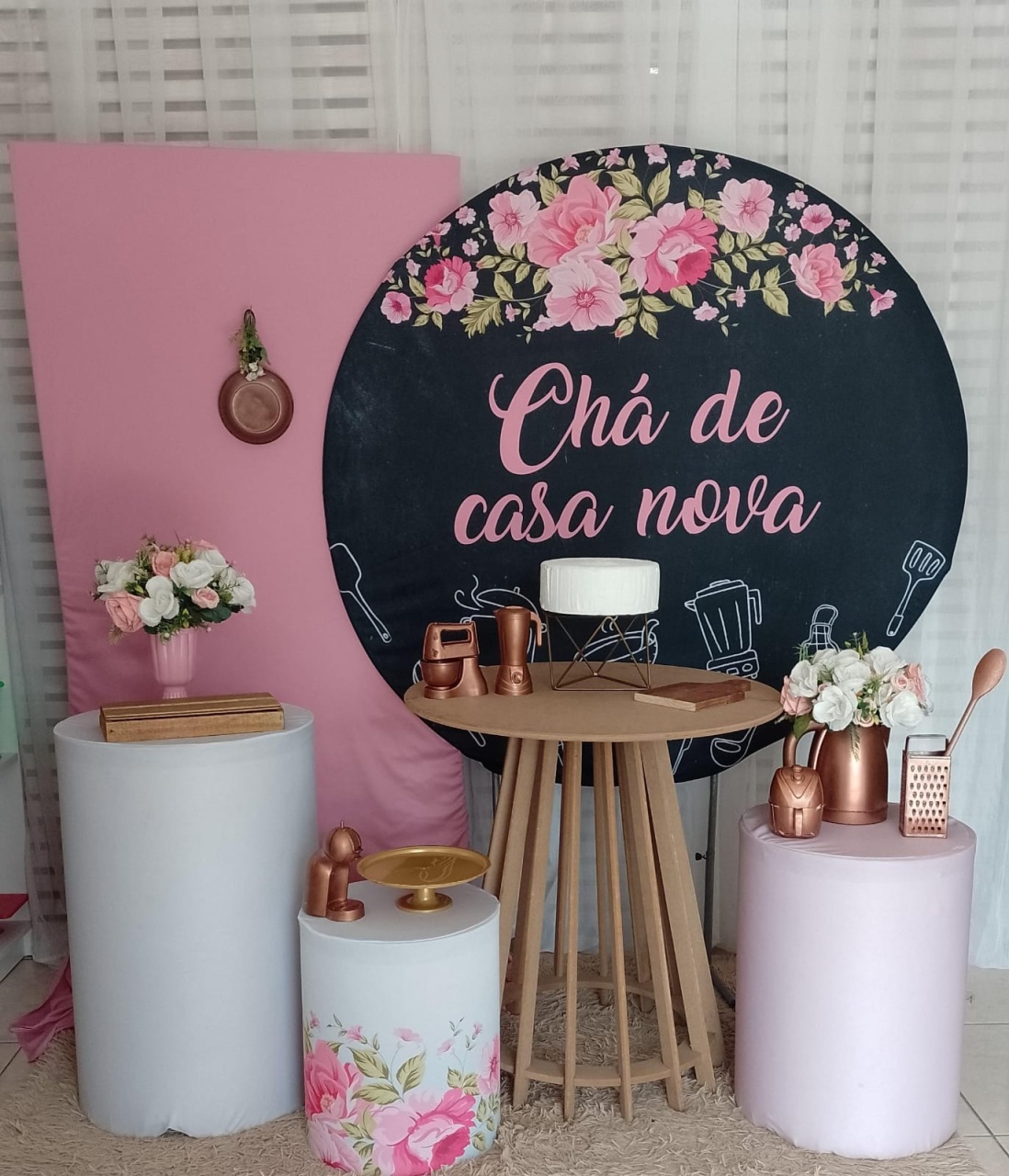 Chá de Casa Nova/ Cozinha/ Panela Kit Ouro - Liviarts Criativa