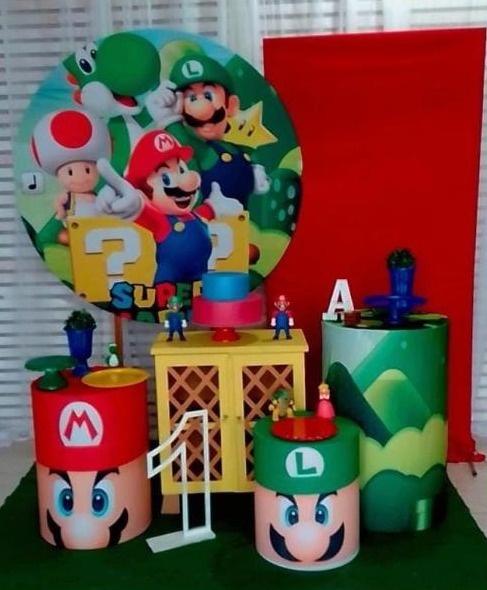 Super Mario Bross Kit Ouro - Liviarts Criativa