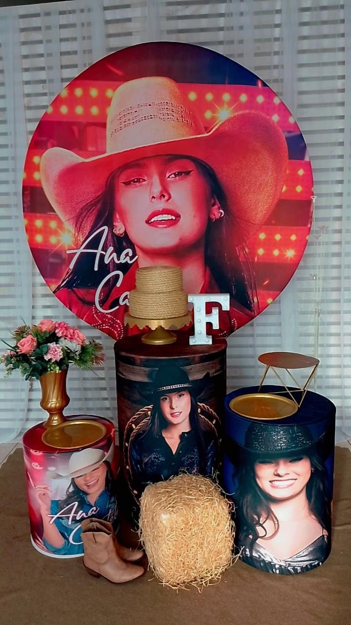 Ana Castela Kit  Prata - Liviarts Criativa