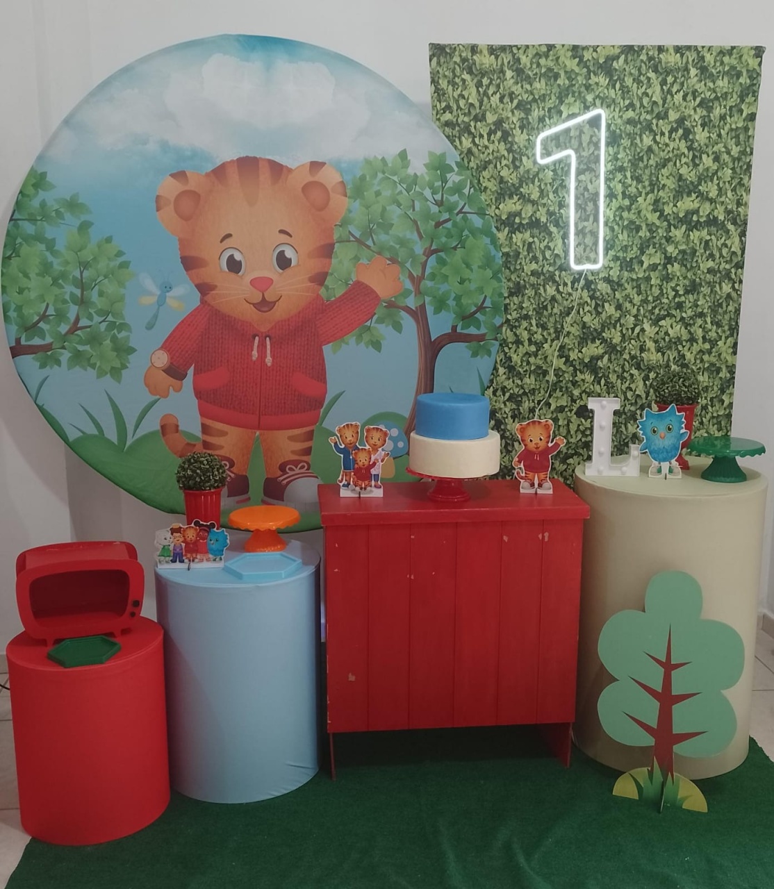 Daniel O Tigre Kit Diamante - Liviarts Criativa
