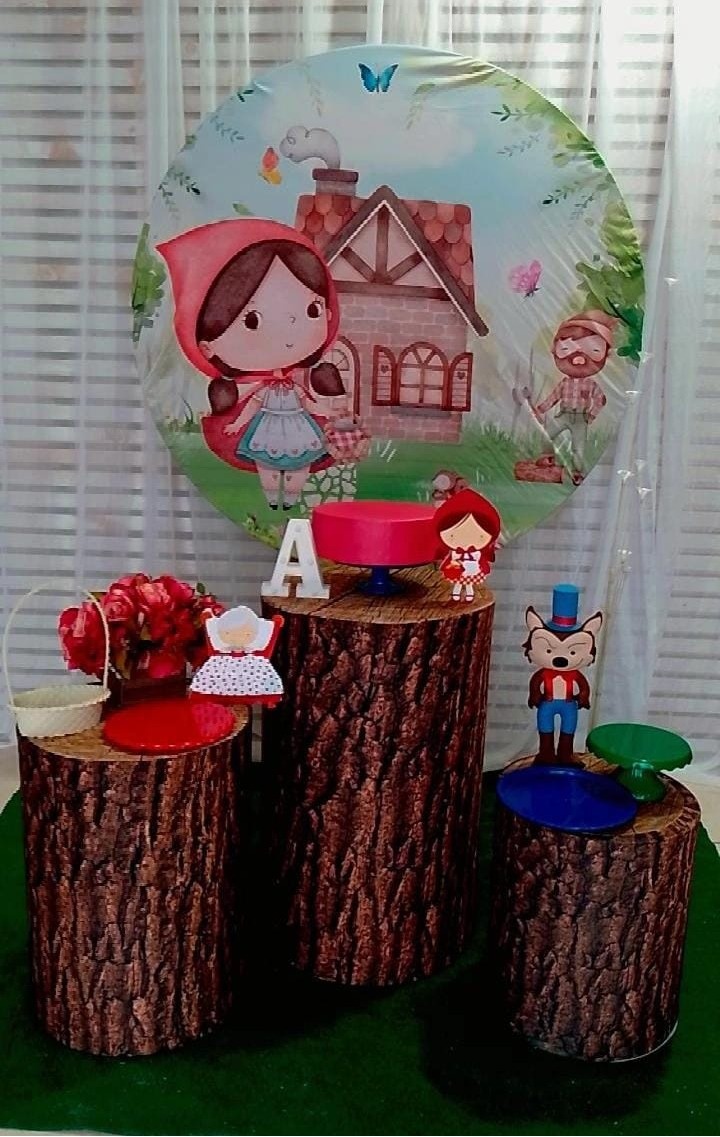  Kit Chapeuzinho Vermelho Prata - Liviarts Criativa
