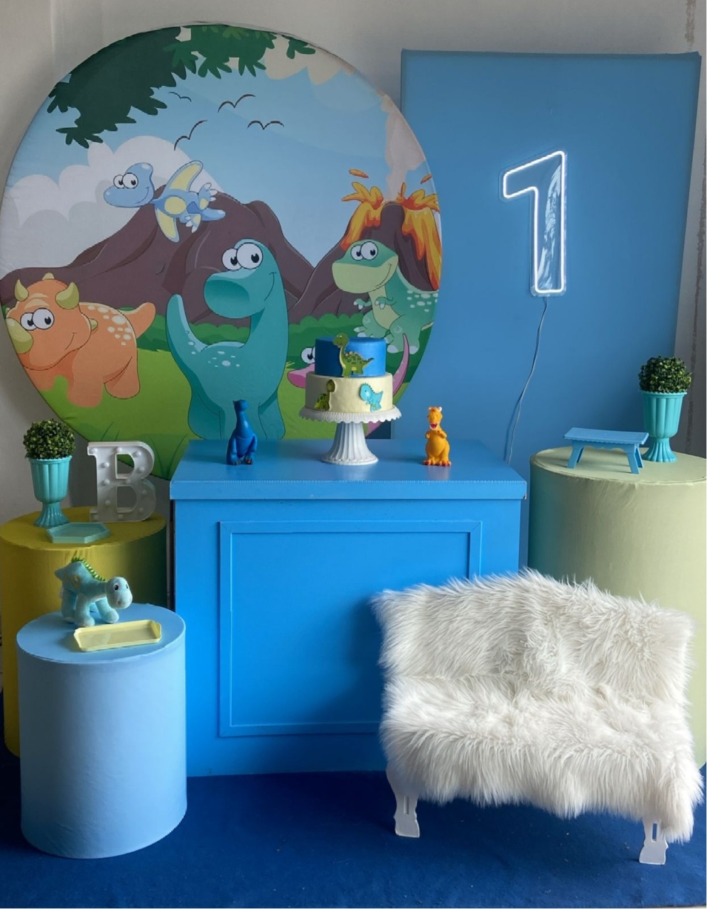 Dino Baby Kit Diamante - Liviarts Criativa