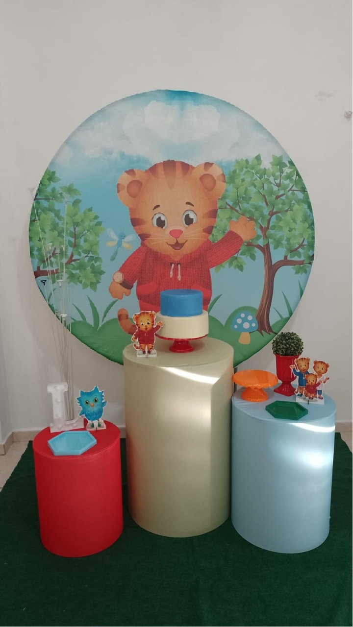 Daniel O Tigre Kit Prata - Liviarts Criativa