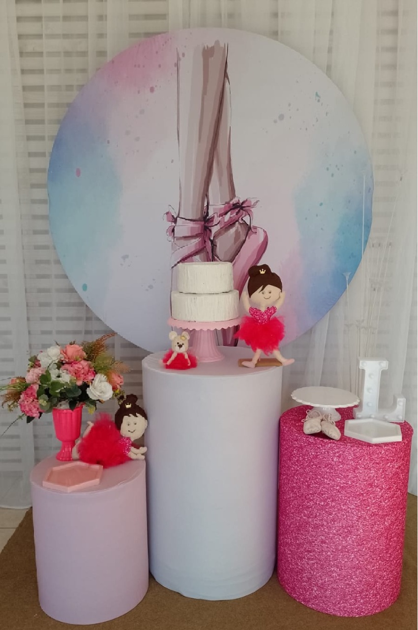 Bailarina Kit Prata - Liviarts Criativa