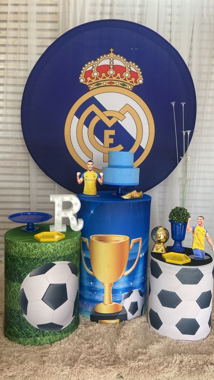  Real Madrid Kit  Prata - Liviarts Criativa