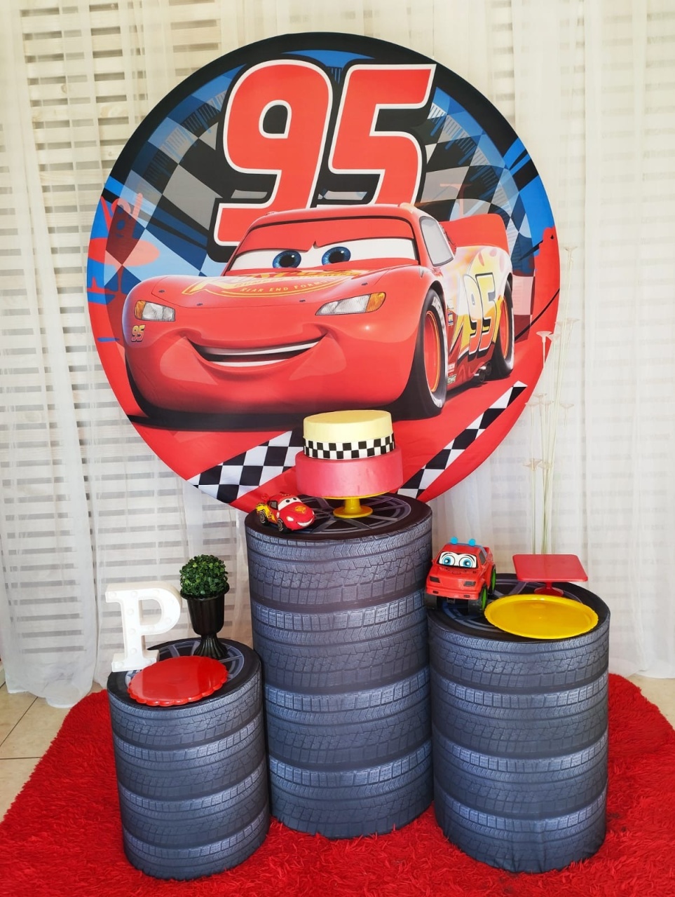 Carros Relâmpago Mcqueen Kit Prata - Liviarts Criativa