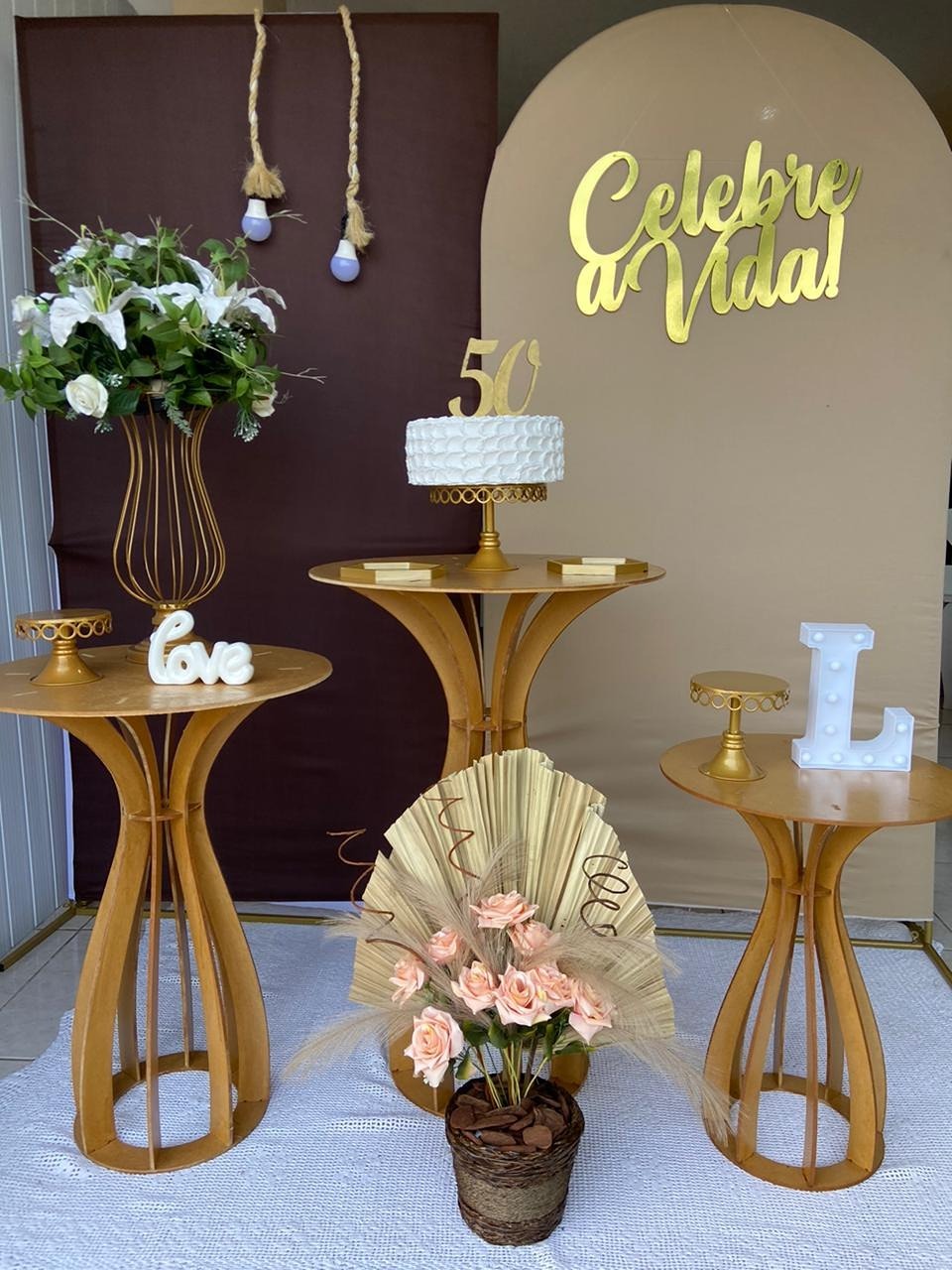  Celebre A Vida Kit Ouro - Liviarts Criativa