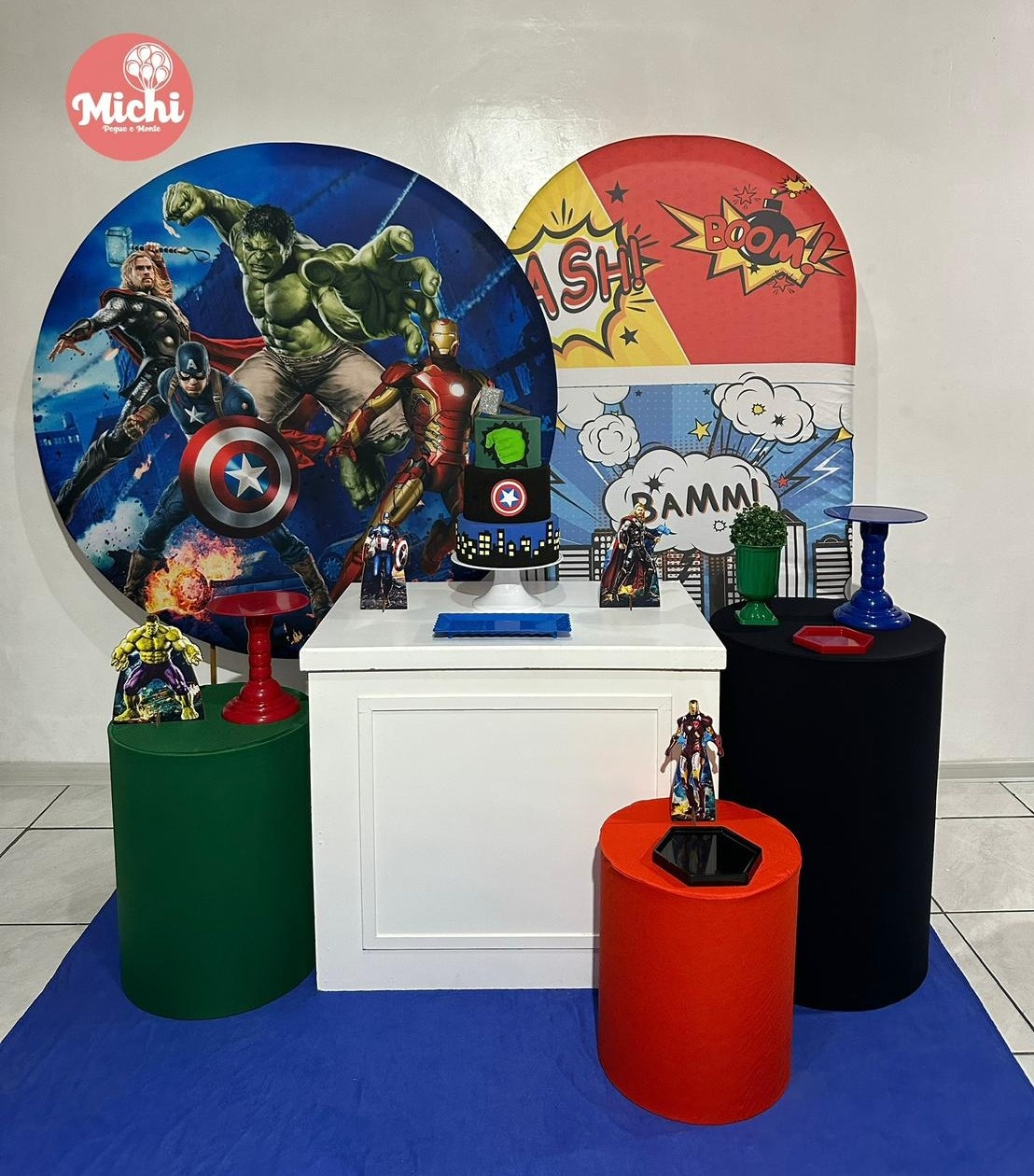 Kit 4 Vingadores   - Michi Pegue e Monte