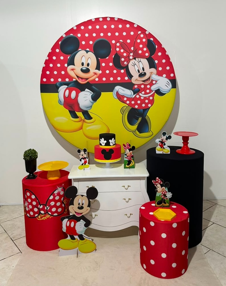 Kit 2 Minie E Mickey - Michi Pegue e Monte