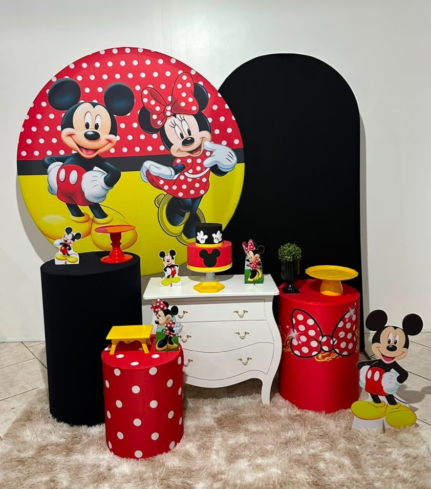 Kit 3 Minie E Mickey - Michi Pegue e Monte