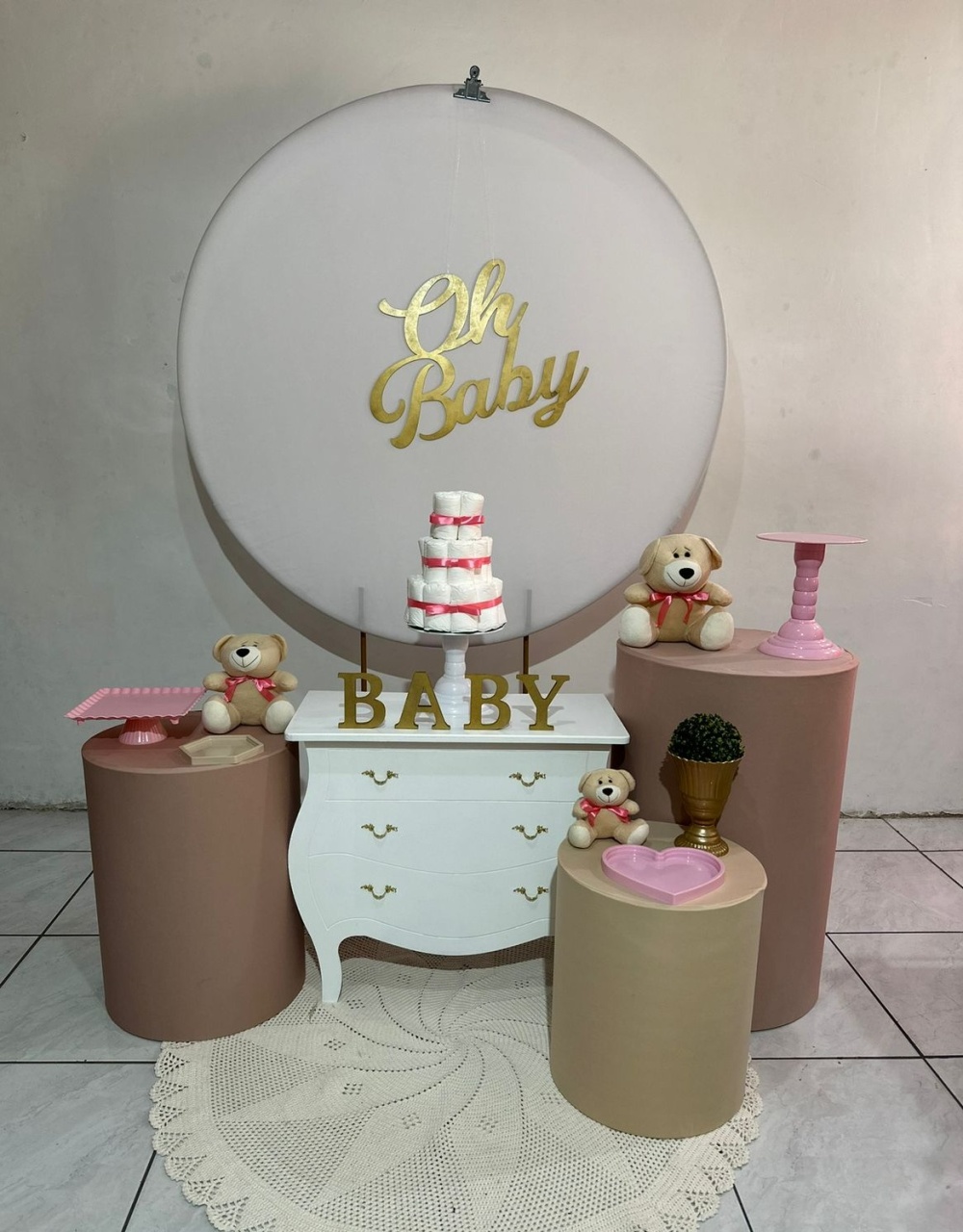 Kit 2 Oh Baby Nude E Rosa - Michi Pegue e Monte