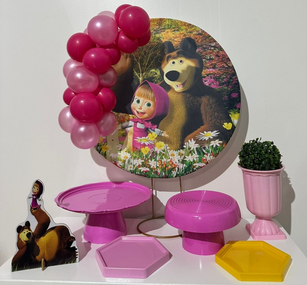 Mini Kit Masha E O Urso - Michi Pegue e Monte