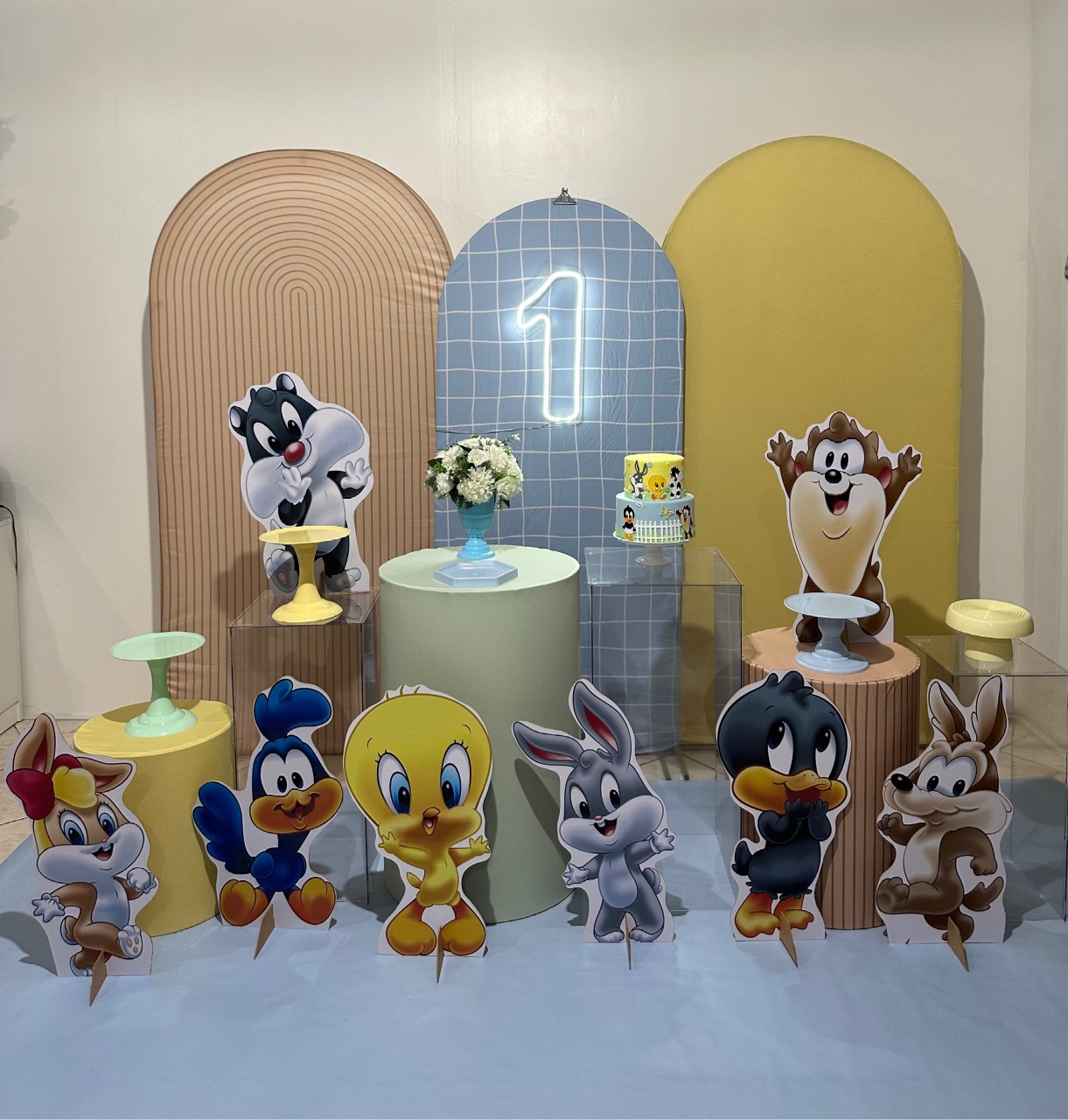 Kit Luxo Baby Looney Tones  - Michi Pegue e Monte