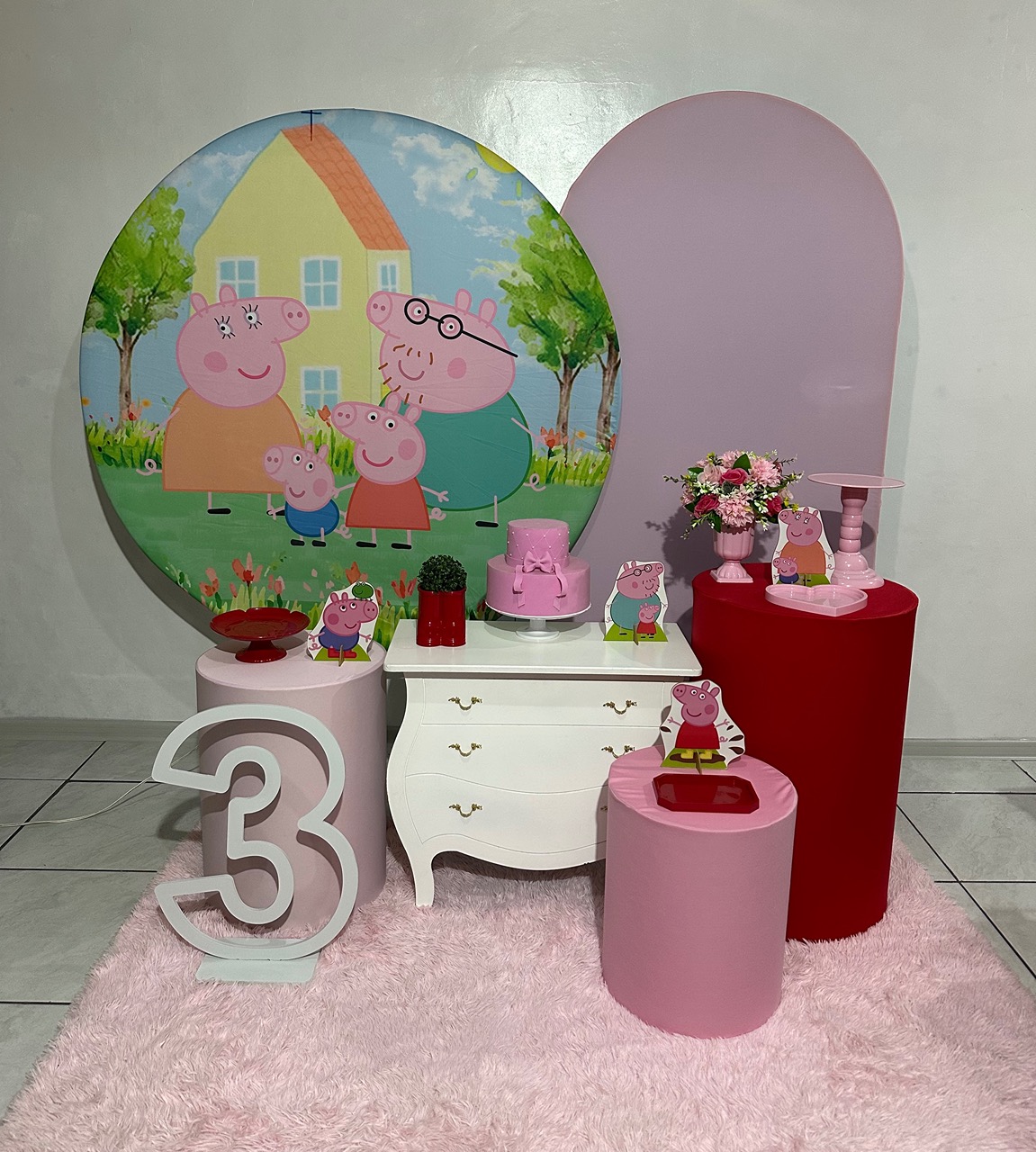 Kit 3 Peppa Pig  - Michi Pegue e Monte