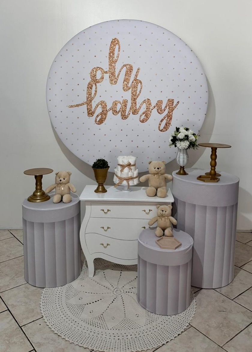 Kit 2 Oh Baby Branco - Michi Pegue e Monte