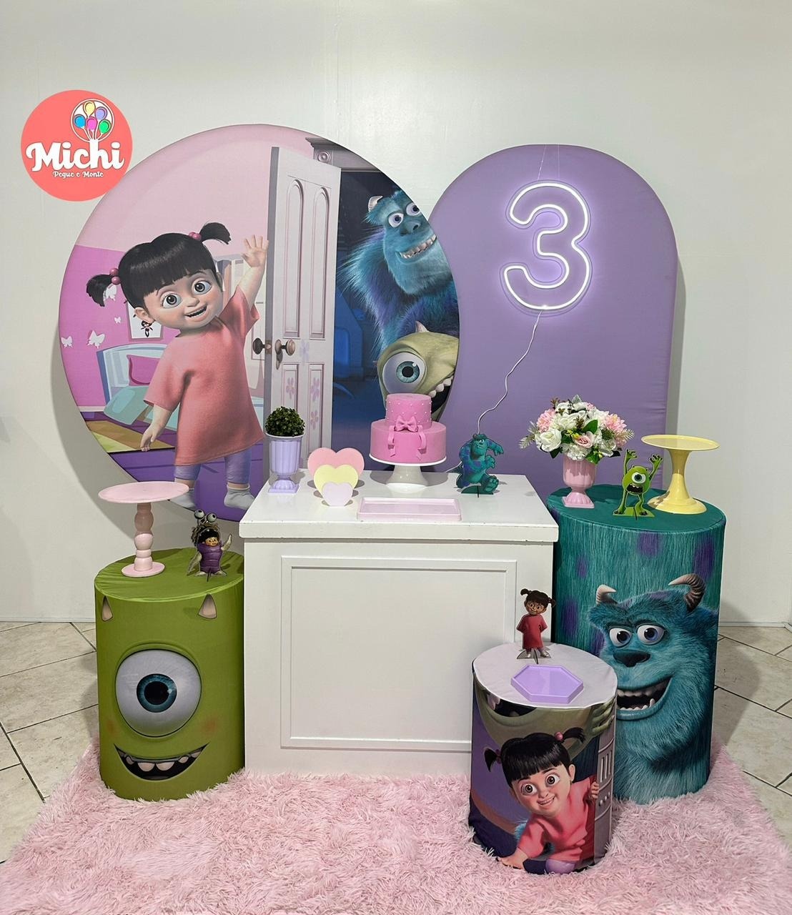 Kit 4 Monstros Sa   - Michi Pegue e Monte