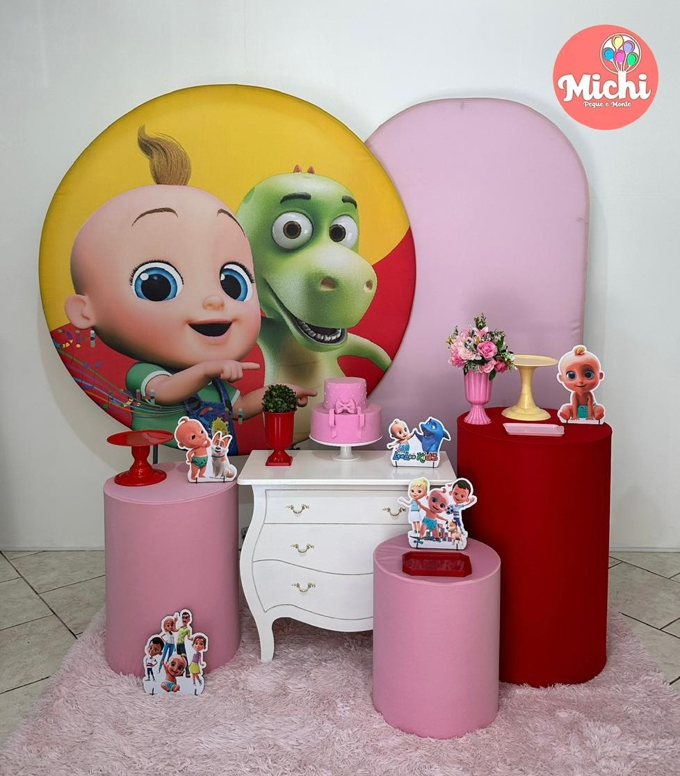 Kit 3 Lolokids Menina  - Michi Pegue e Monte