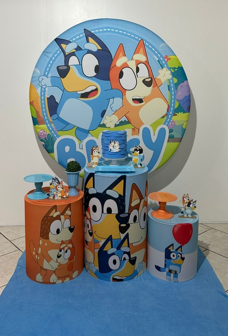 Kit 1 Bluey Menino - Michi Pegue e Monte