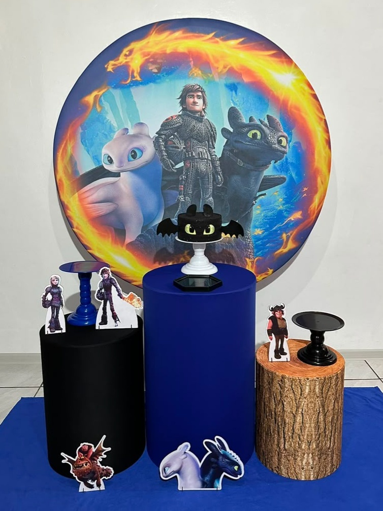 Kit 1 Como Treinar Seu Dragão - Michi Pegue e Monte