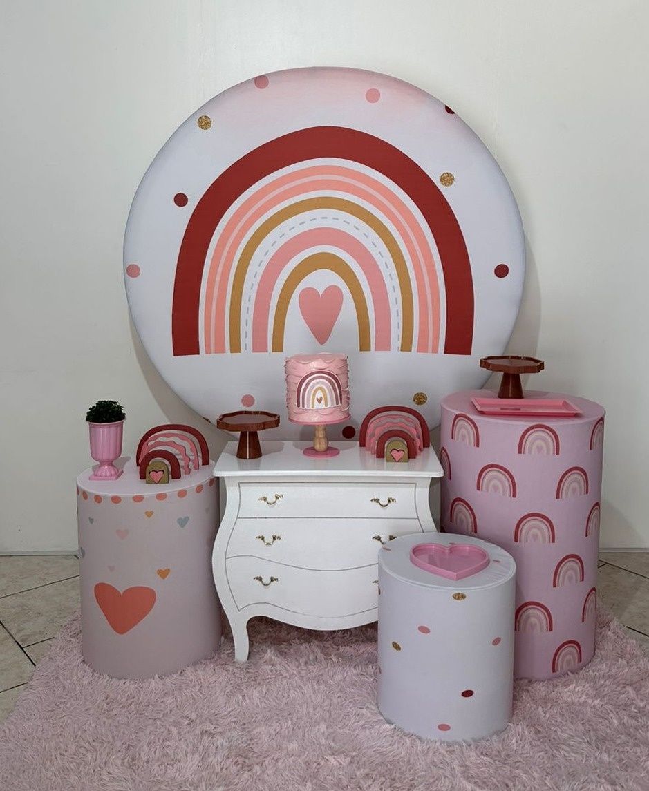 Kit 2 Arco Íris Boho  - Michi Pegue e Monte