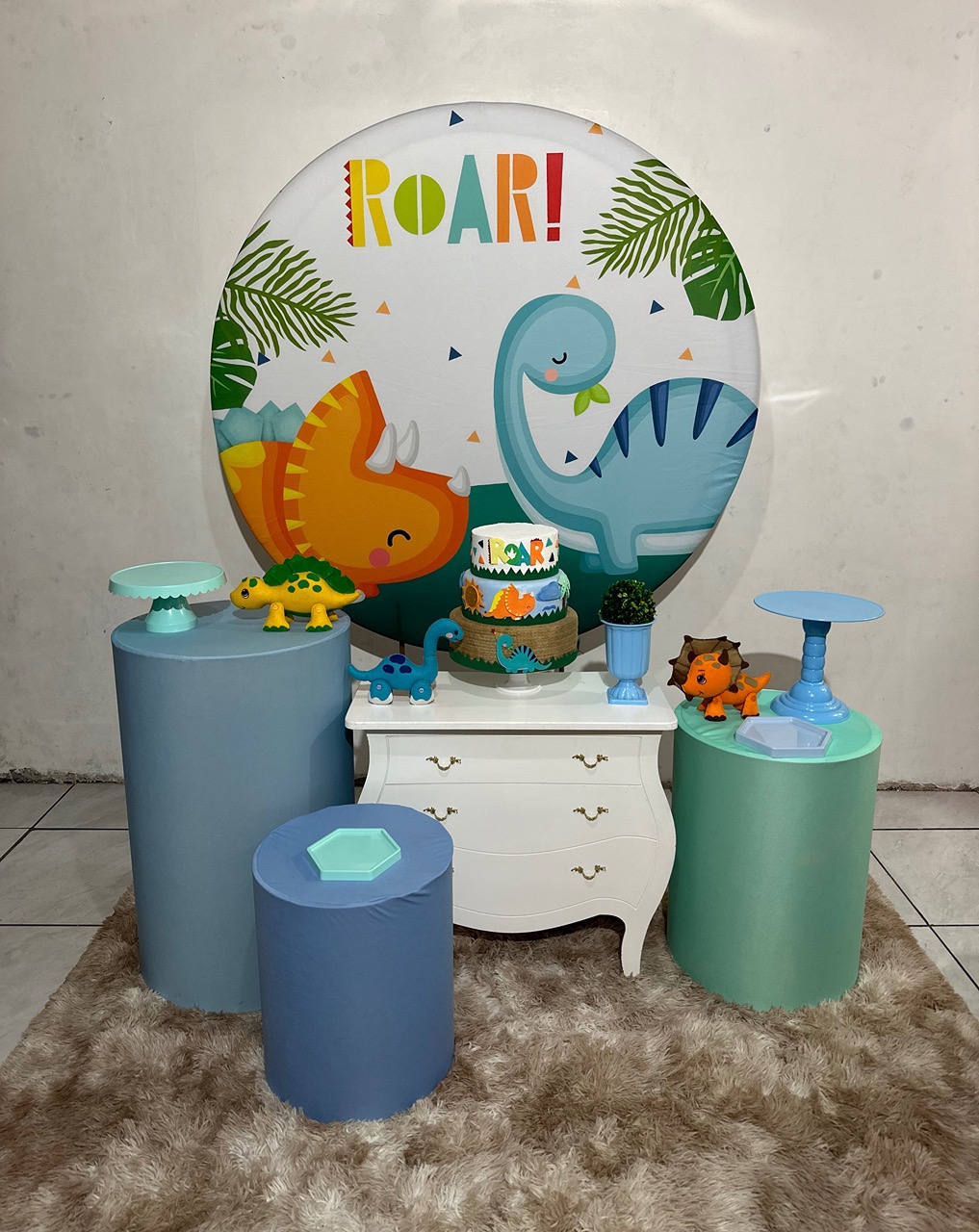 Kit 2 Dino Baby - Michi Pegue e Monte