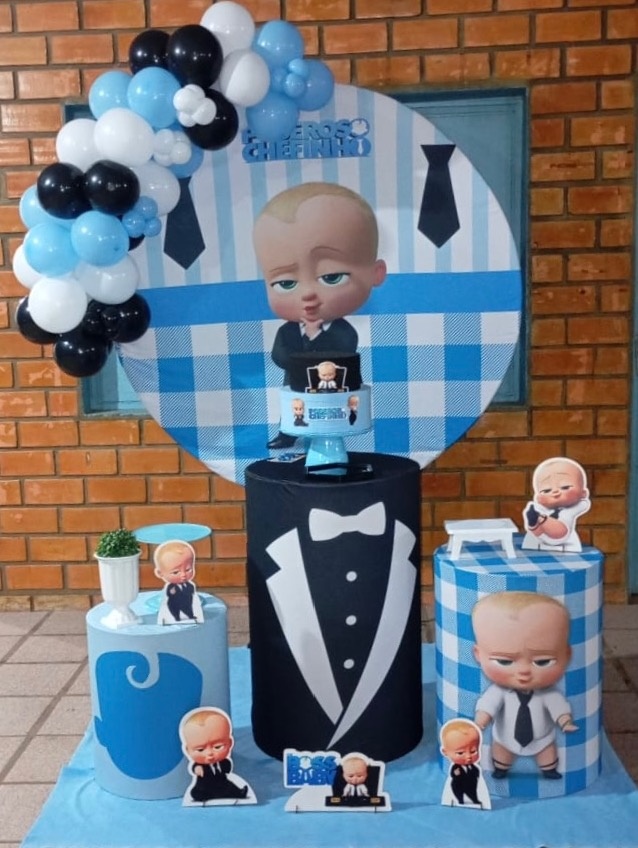 Kit 1 Poderoso Chefinho Capas das Mesas Estampadas - Michi Pegue e Monte