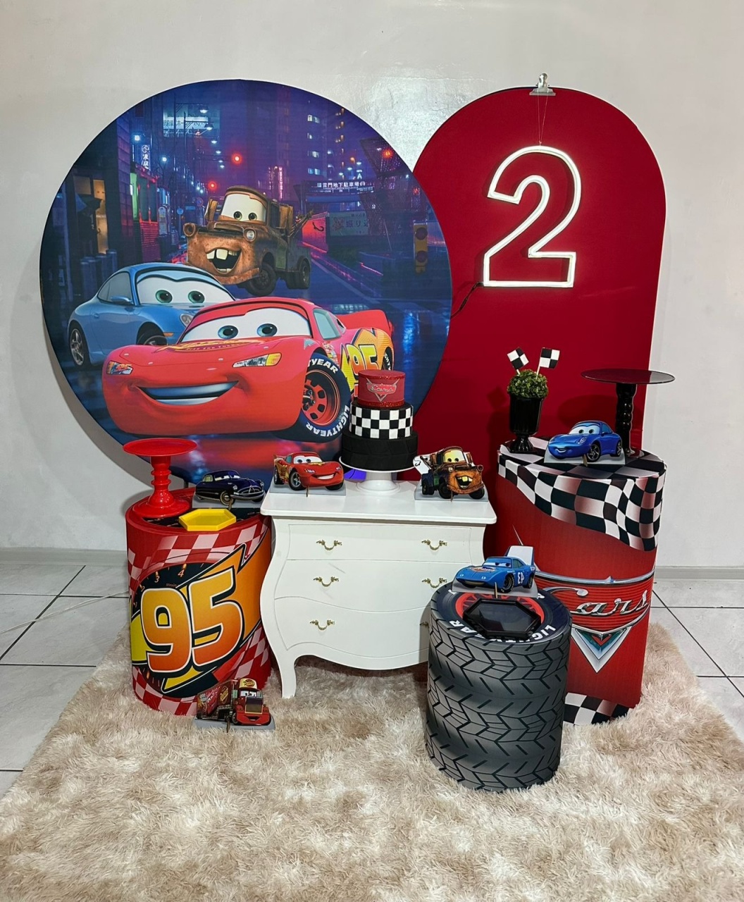 Kit 3 Carros Mcqueen  - Michi Pegue e Monte