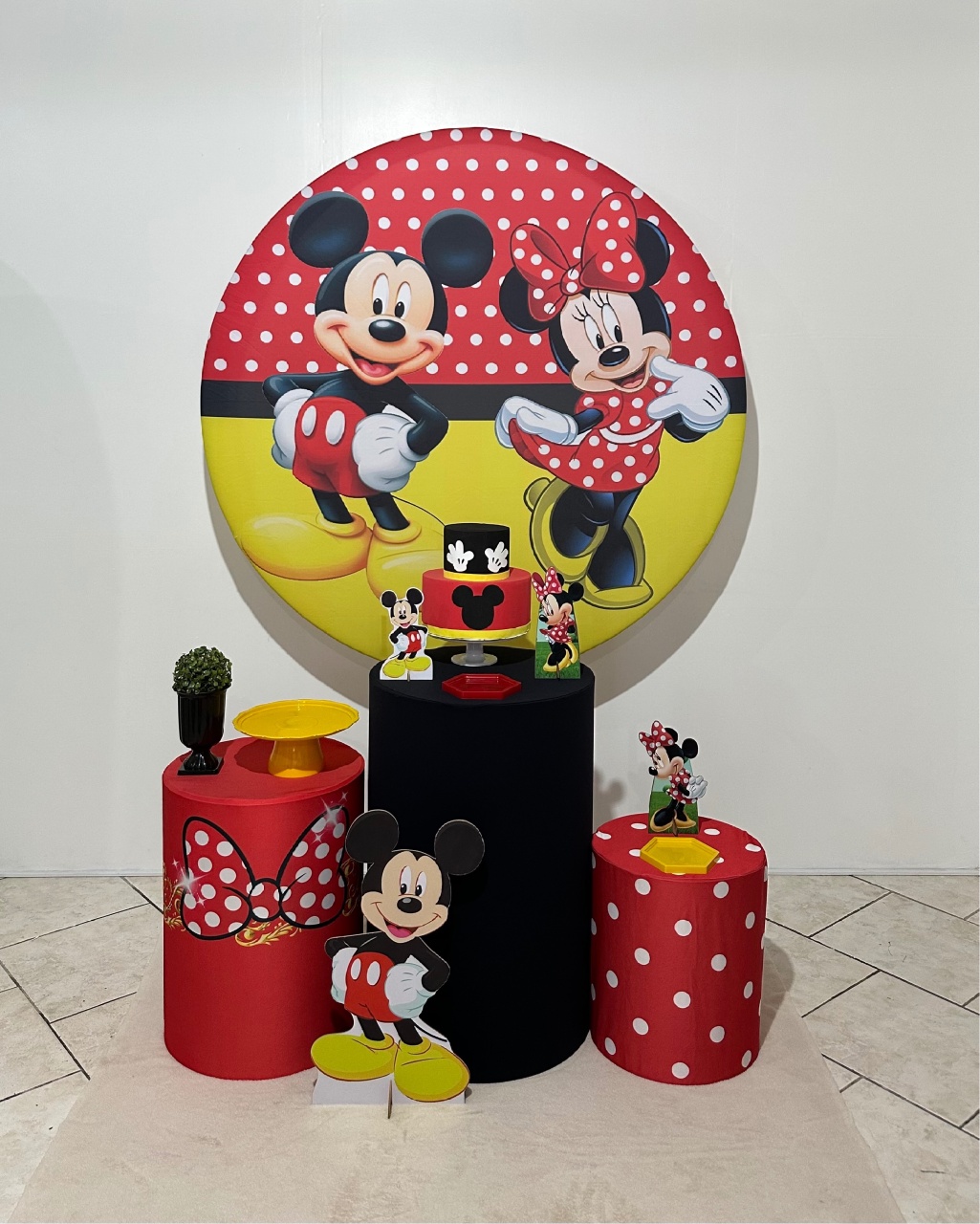 Kit 1 Minie E Mickey - Michi Pegue e Monte