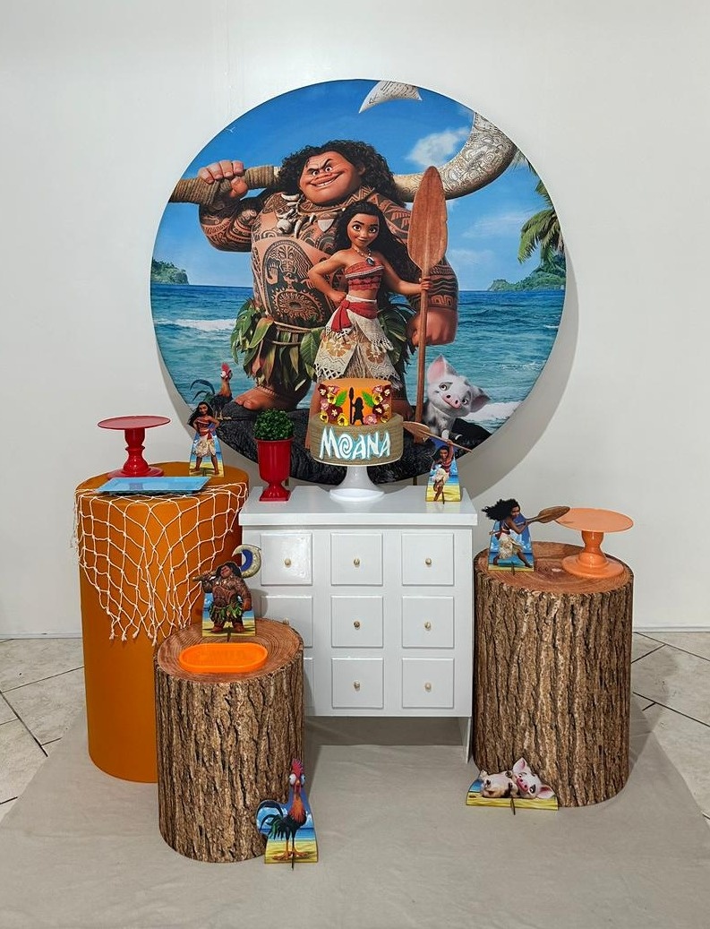 Kit 2 Moana Comoda Puxador - Michi Pegue e Monte