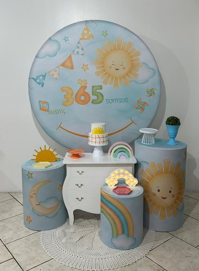 Kit 2 365 Sorrisos Menina  - Michi Pegue e Monte