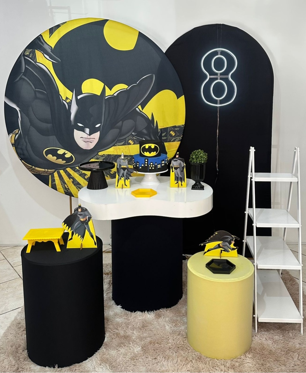 Kit 4 Batman Com Mesa Ôrganica - Michi Pegue e Monte