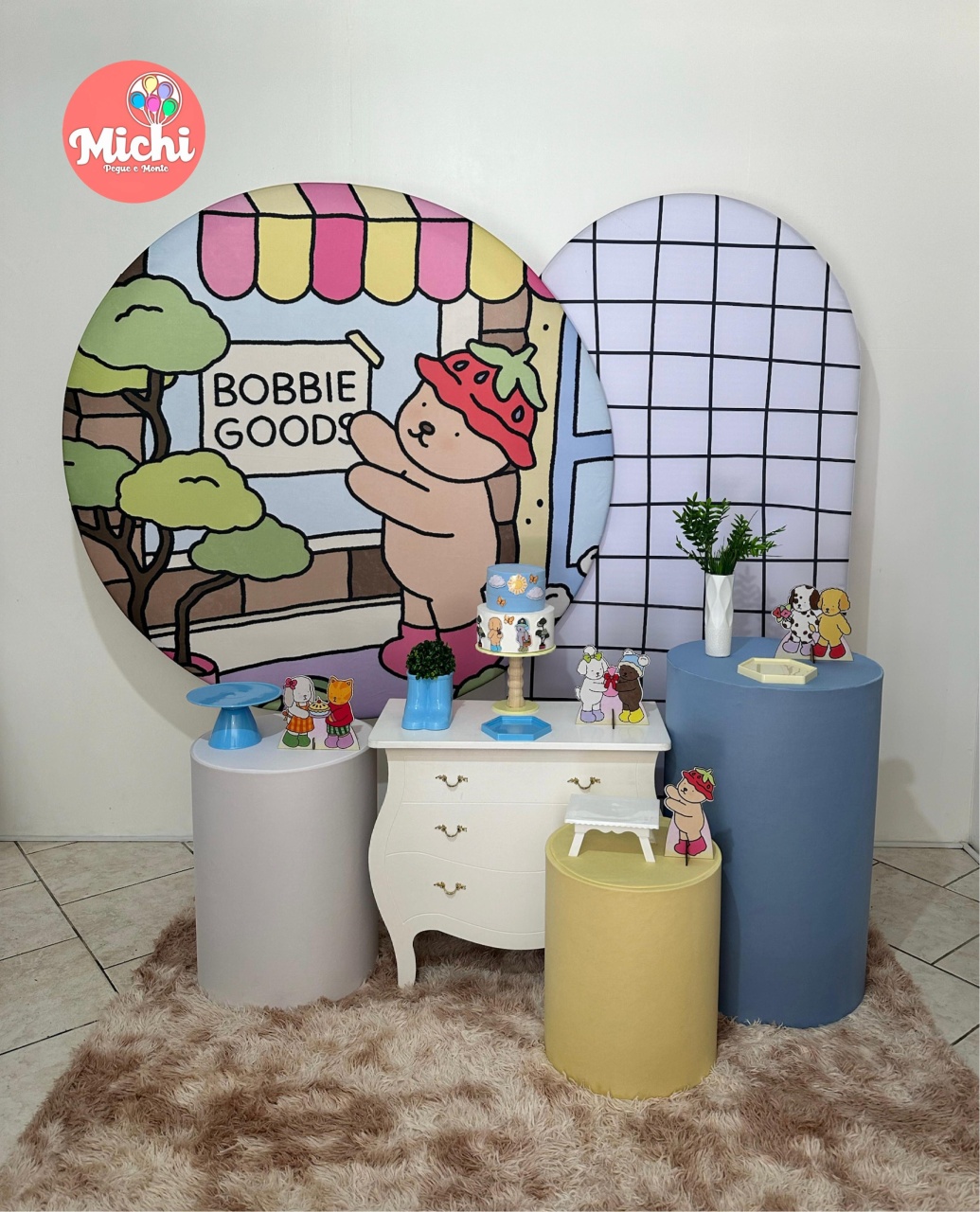 Kit 3 Bobbie Goods Menino   - Michi Pegue e Monte