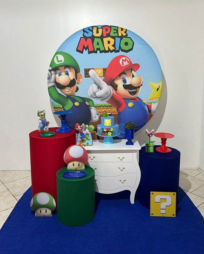 Kit 2 Super Mário - Michi Pegue e Monte