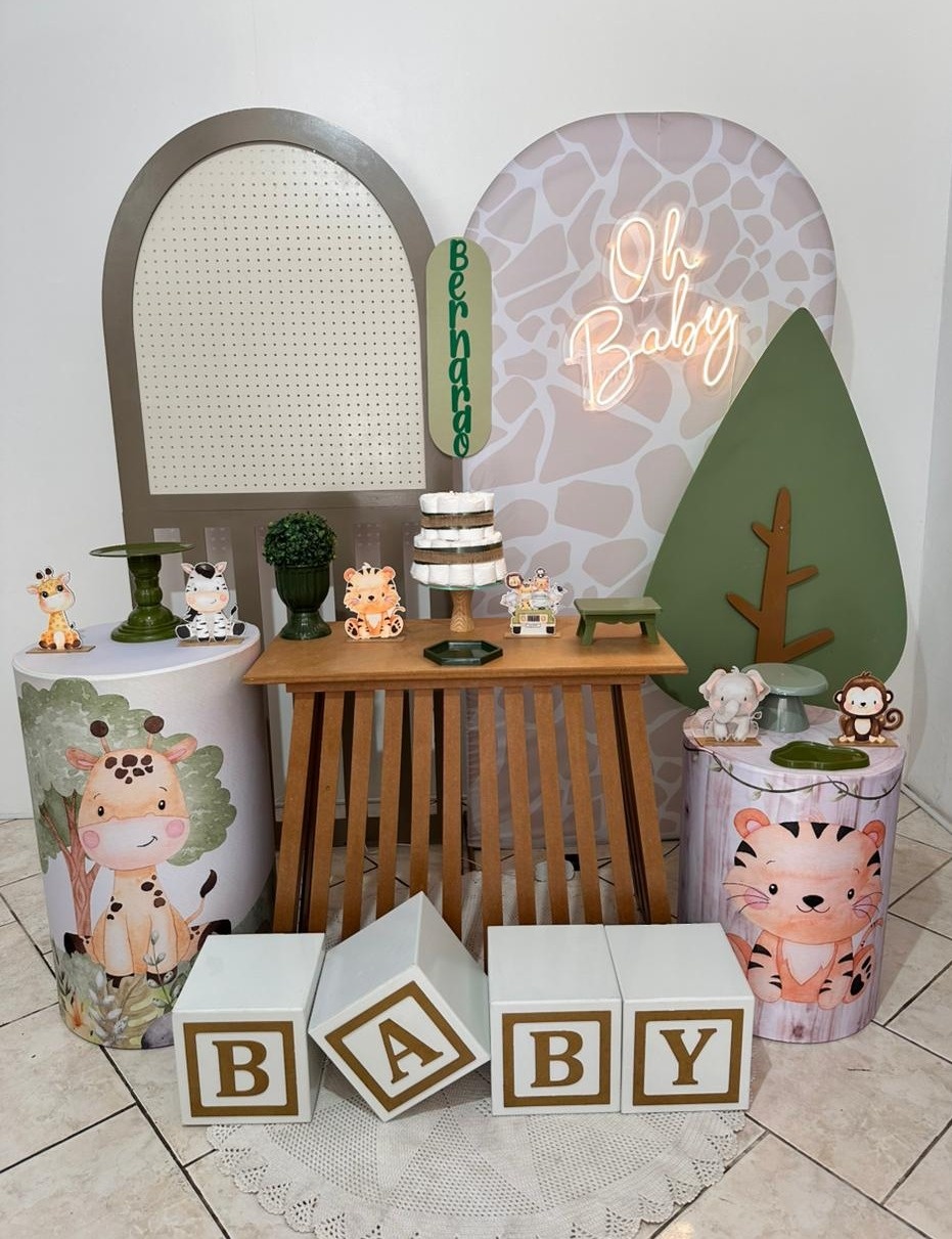 Kit Encanto Safari Baby - Michi Pegue e Monte