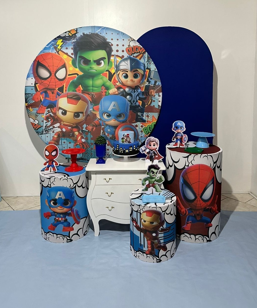 Kit 3 Vingadores Baby  - Michi Pegue e Monte