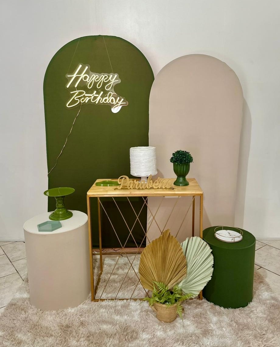 Kit Happy Birthday Verde Oliva - Michi Pegue e Monte