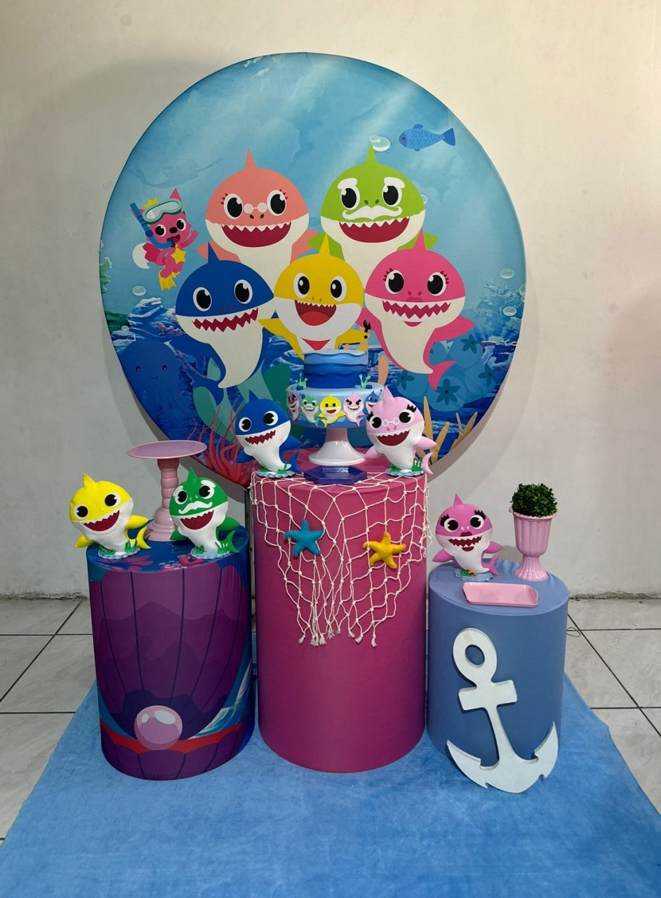 Kit 1 Baby Shark - Michi Pegue e Monte