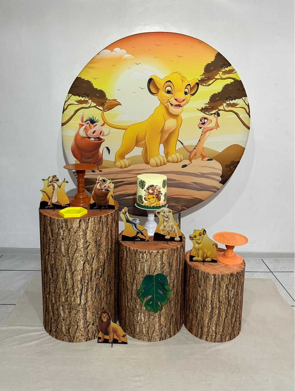 Kit 1 Rei Leão  - Michi Pegue e Monte