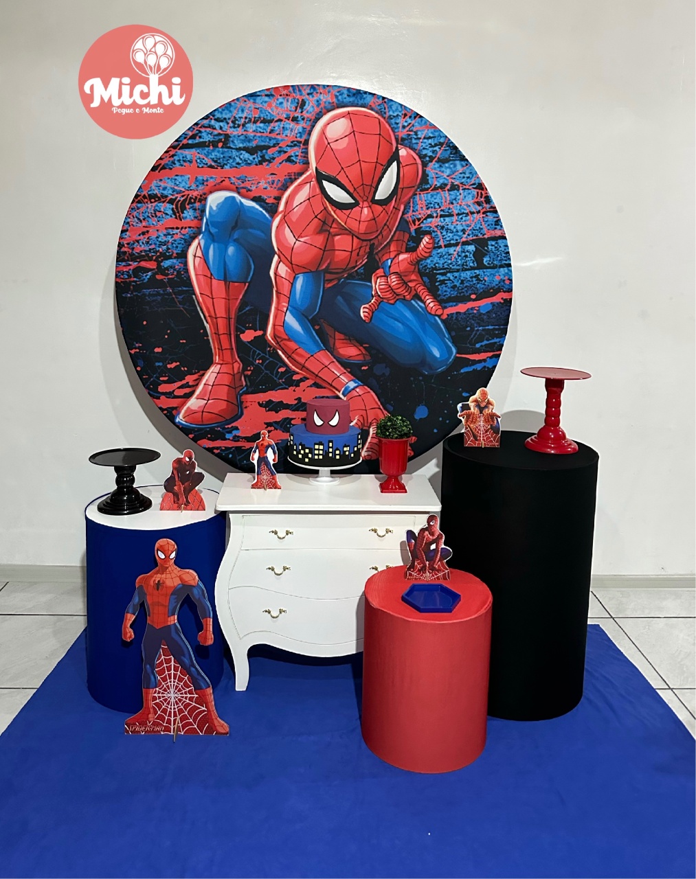 Kit 2 Homem Aranha  - Michi Pegue e Monte