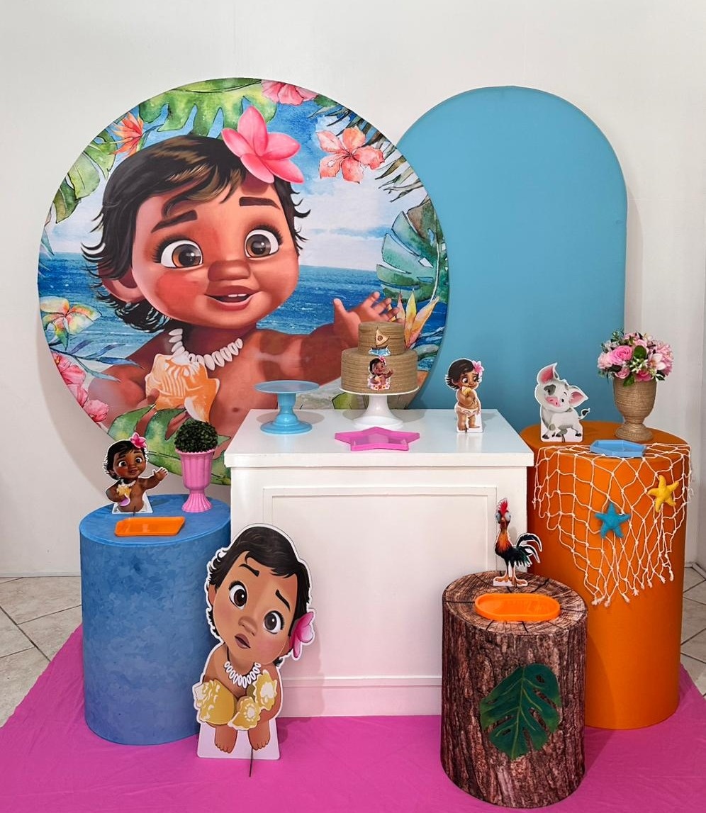 Kit 4 Moana Baby - Michi Pegue e Monte