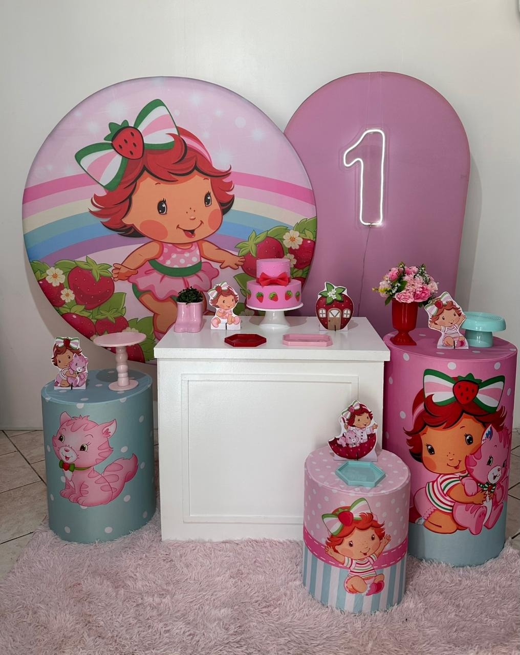 Kit 4 Moranguinho Baby - Michi Pegue e Monte