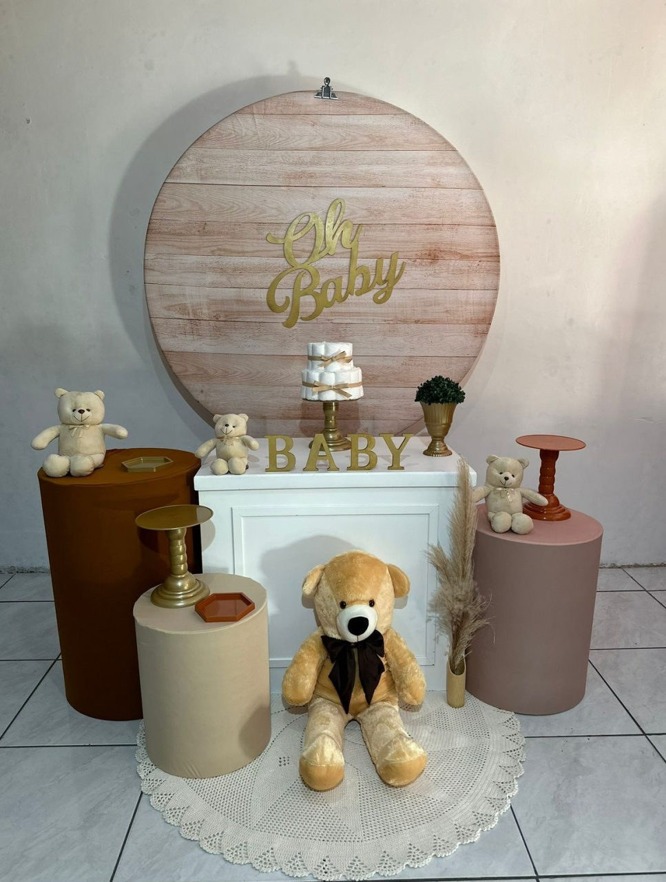 Kit Oh Baby Paínel Ripado - Michi Pegue e Monte