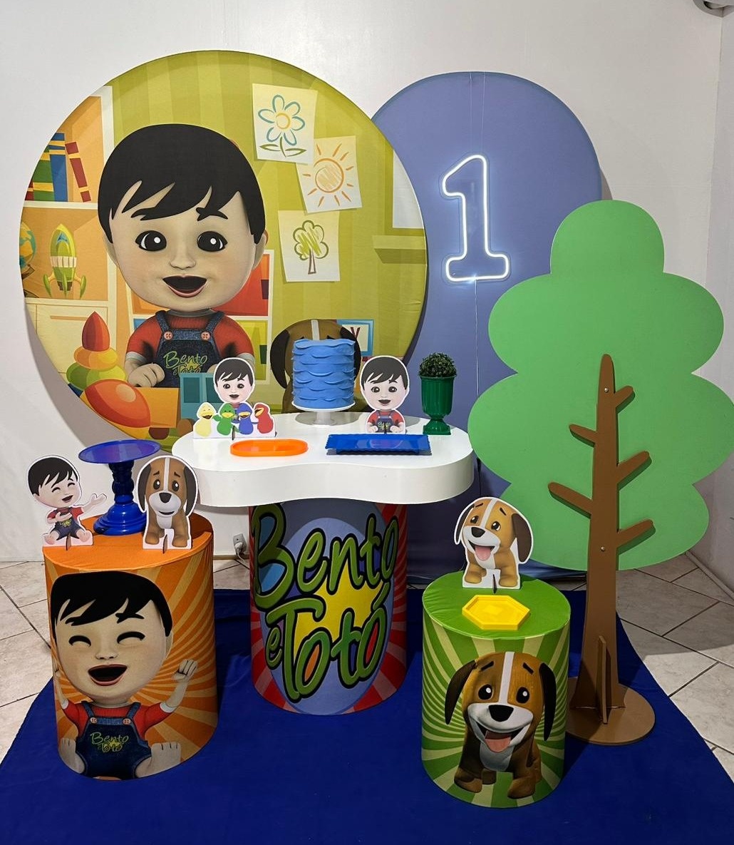 Kit 4 Bento E Totó Com Tampo Ôrganico - Michi Pegue e Monte