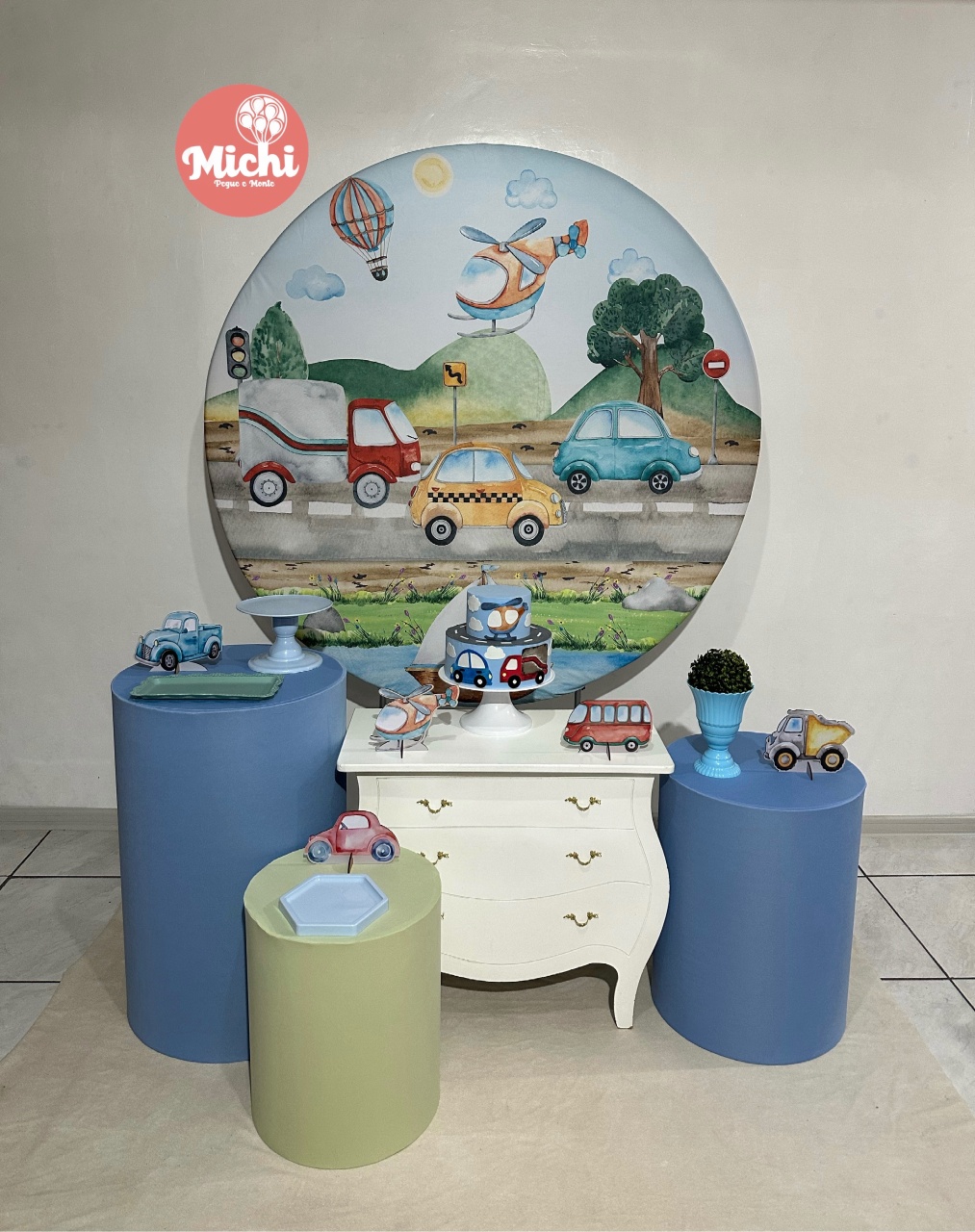 Kit 2 Carrinhos - Michi Pegue e Monte